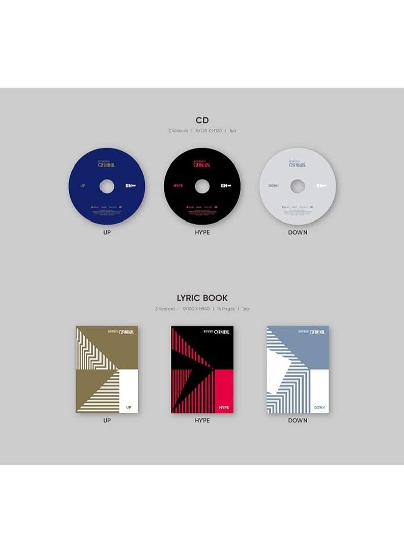Belift Lab - Enhypen 2nd Mini Album Border Carnival K Pop CD Down Version - Image 1