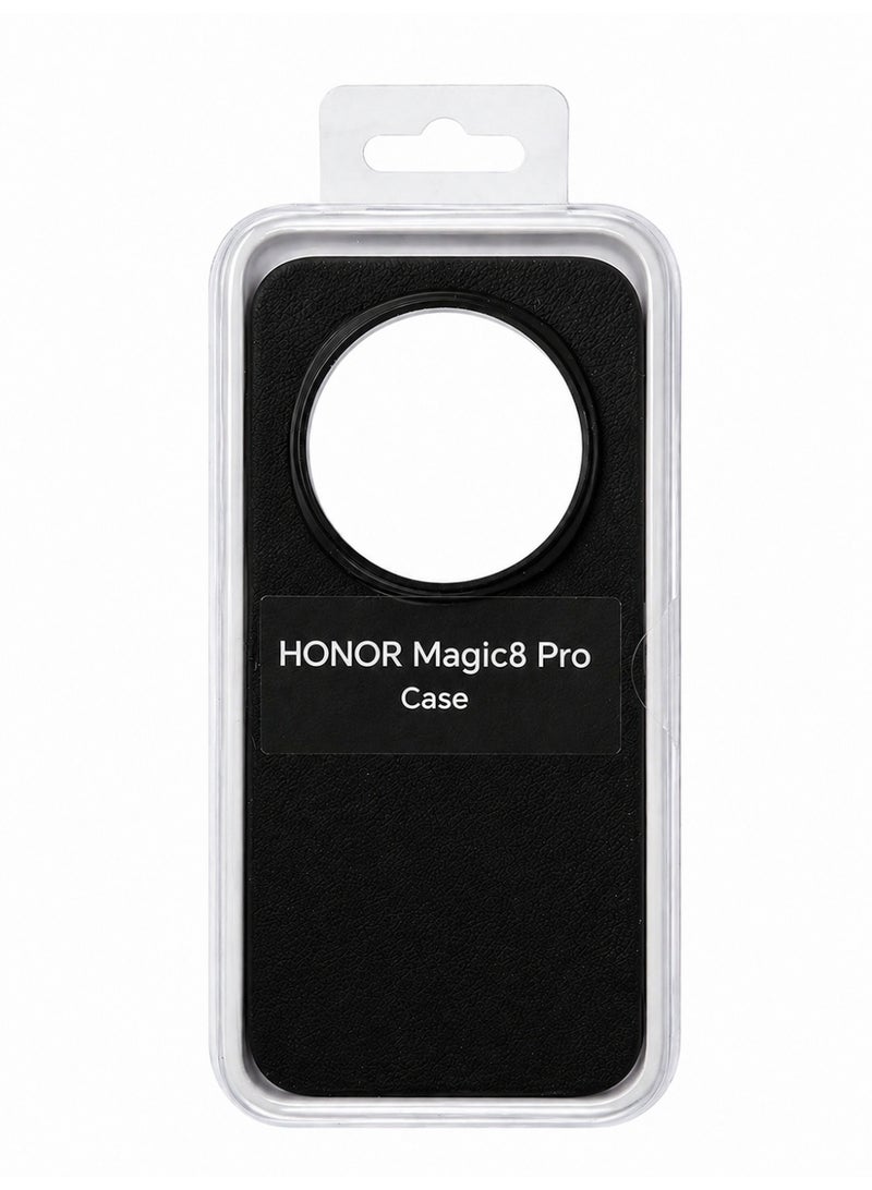 جراب HONOR Magic 8pro – تصميم نحيف مقاوم للصدمات، لون أسود