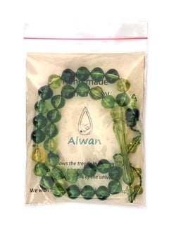 Alwan 33 Count Muslim Prayer Beads - Light Green  - Image 3