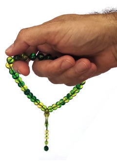 Alwan 33 Count Muslim Prayer Beads - Light Green  - Image 2
