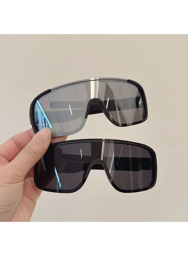 Boshide Children'S Cycling Sunglasses Mountain Climbing Eye Protection Outdoor Sports Windproof Black Frame Grey Lens (Children'S Style) - Image 2
