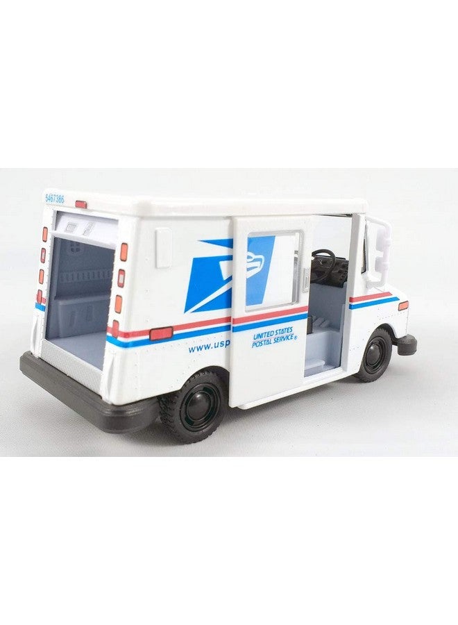 KinsFun United States Postal Mail Truck USPS 1987 Grumman LLV 1:36 Scale Die Cast Metal 5 Inch Model Toy Truck - Image 3