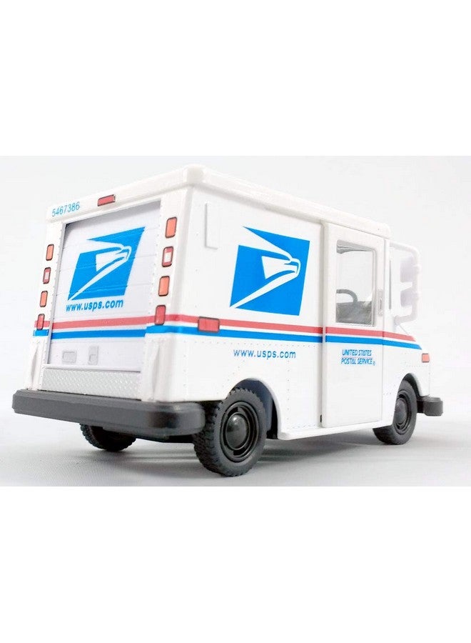 KinsFun United States Postal Mail Truck USPS 1987 Grumman LLV 1:36 Scale Die Cast Metal 5 Inch Model Toy Truck - Image 2