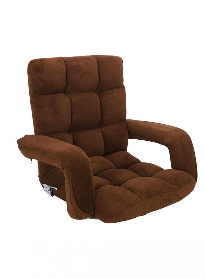 Cady One Ground chair with armrests for camping and trekking, velvet-quality foam padded with adjustable back (colors may vary) - Image 2