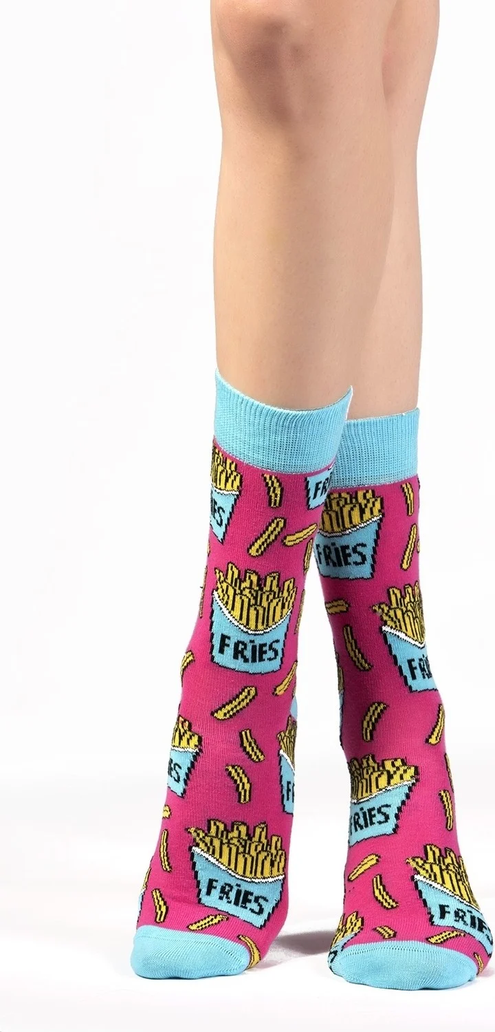 Ozzy Socks Fries Patterned Socks