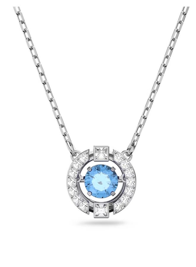 Swaro Swarovski Sparkling Dance Blue Necklace for Women 5279425  - Image 1