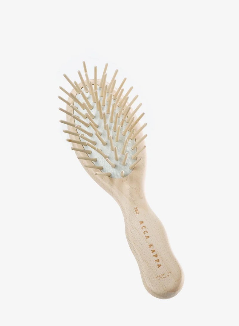 ACCA KAPPA NATURA OVAL HAIR BRUSH | WOODEN PINS