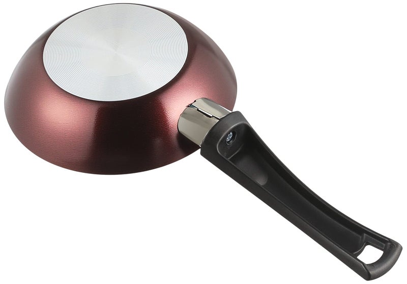 Trueval Fry Pan Dark Red Size 16 Cm - Image 3