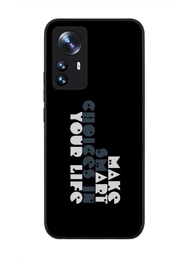 Stylizedd Rugged Black edge case for Xiaomi 12 / Xiaomi 12X Slim fit Soft Case Flexible Rubber Edges Anti Drop TPU Gel Thin Cover - Make Art Your Life - Image 1