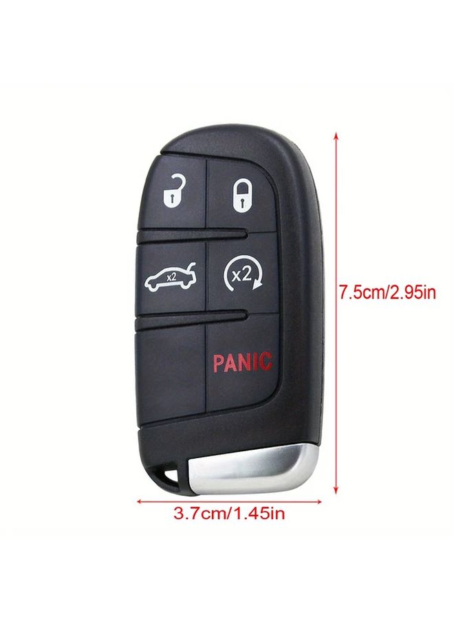E5 Buttons Smart Remote Car Key Shell Case Blade Replacement - Image 2