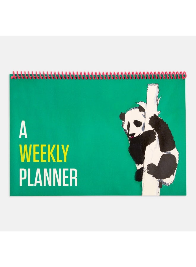 PK Design Contrasting Set Weekly Planners: Green - Image 1