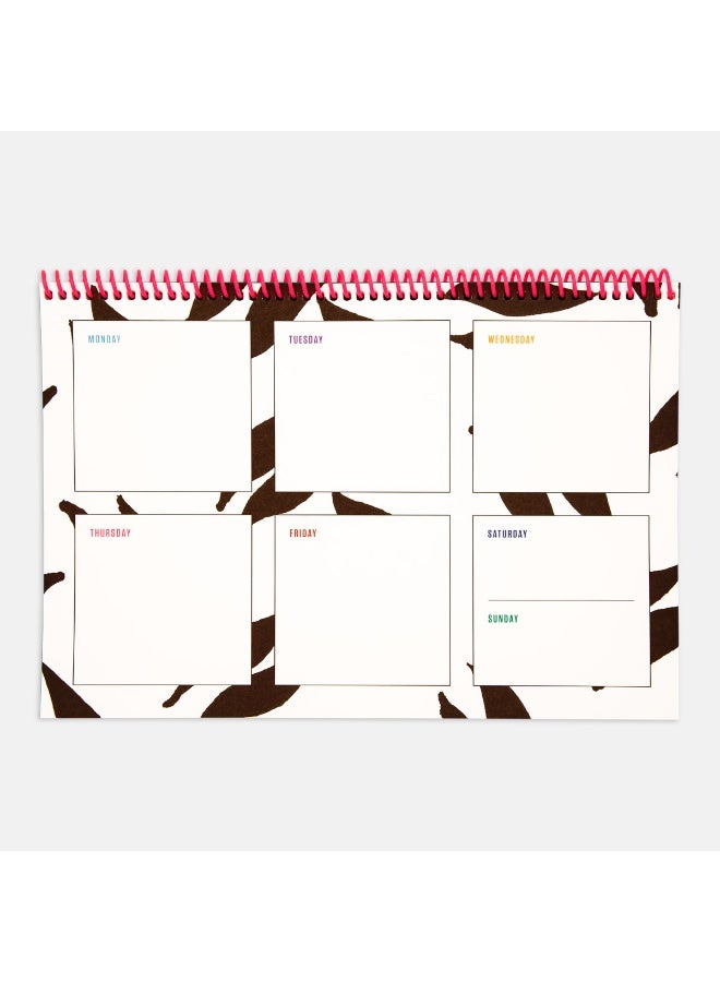 PK Design Contrasting Set Weekly Planners: Green - Image 2