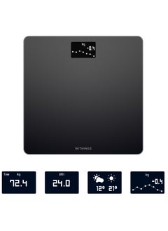 Withings Body - Smart Weight & BMI Wi-Fi Digital Scale with smartphone app, WBS06-Black  - Image 3