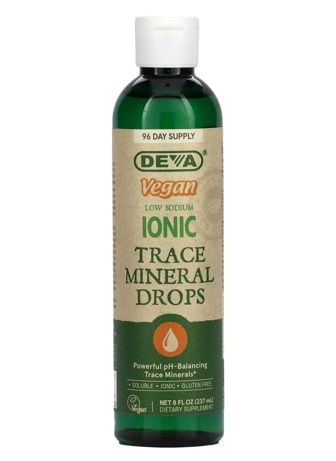 Deva Vegan Low Sodium Ionic Trace Mineral Drops  8 fl oz (237 ml) 