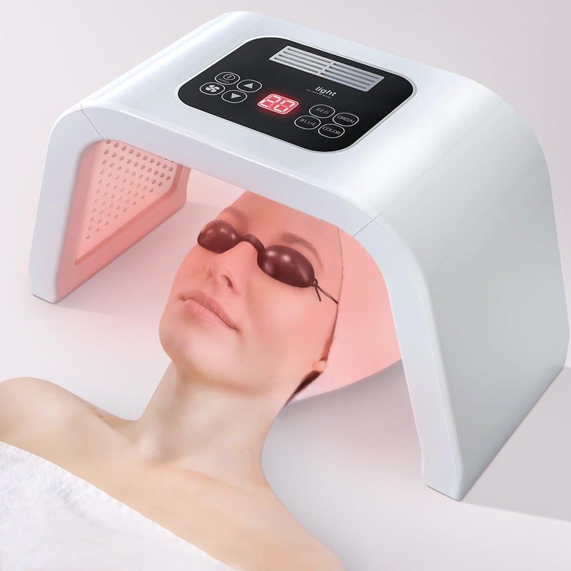 Fxtiaa LED-Face-Light-Therapy, 7 in 1 Color LED Face Mask Facial Body Beauty Equipment - Image 1