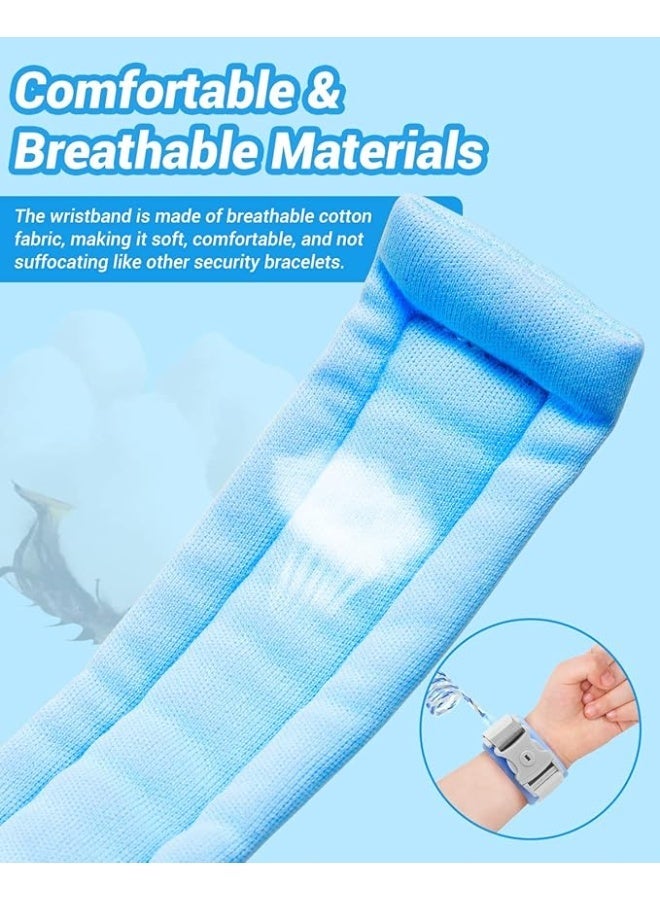 ديبتر قائمة المنتجات ذات الصلة 1.5M مكافحة فقدان ربط المعصم , قابل للتعديل الصغار تسخير المشي مقود سلامة الطفل معصم الحبال للأطفال , 360 درجة الدوران مكافحة فقدان ربط المعصم مع قفل الأمن , معصم مريح للأطفال الصغار تعلم المشي , للأنشطة في الهواء الطلق والسفر (أزرق) - Image 3