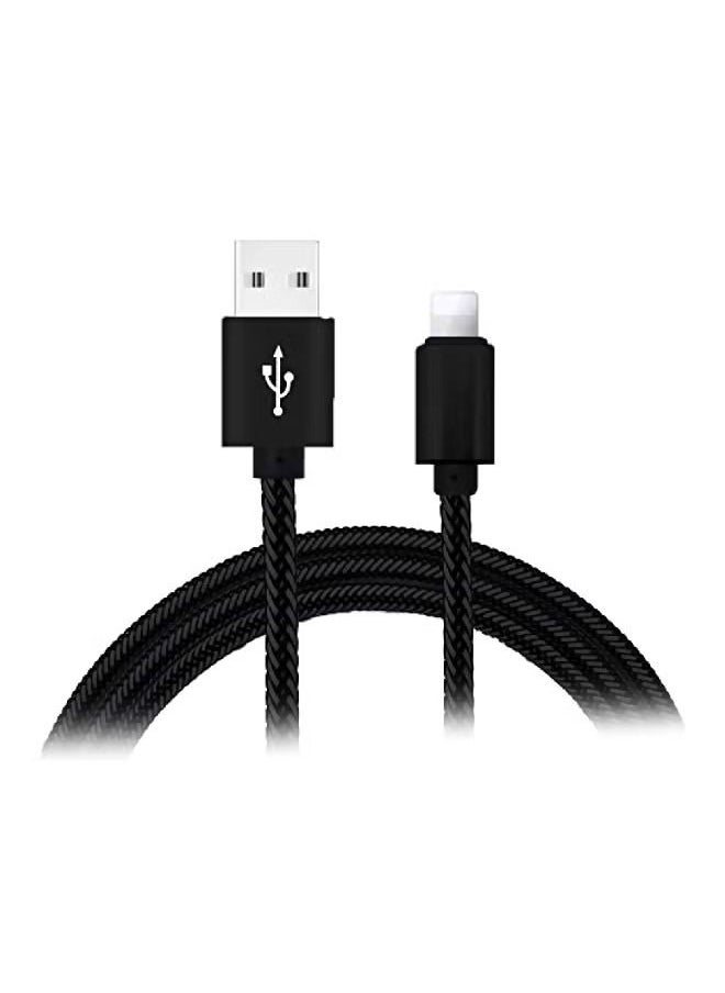 IAF - USB To Lightning Data Cable For Apple iPhone 6/6S/6P/7 Black - Image 1