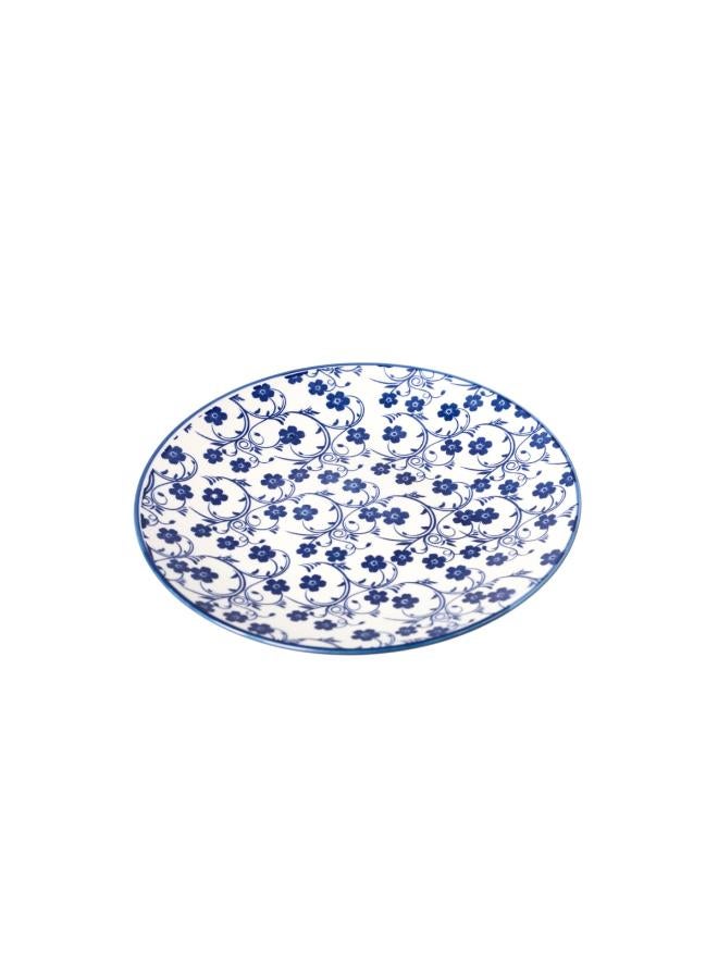 Danny Home Floral Design Ceramic Side Plate -Multicolour
