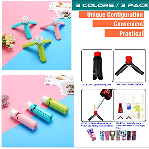 LFSUM Cup Drying Stander Holder for Cup Turner Crafts Tumbler Cup Spinner Machine Kit,Cuptisserie Turner DIY Glitter Epoxy Tumblers (RackWand) - Image 2