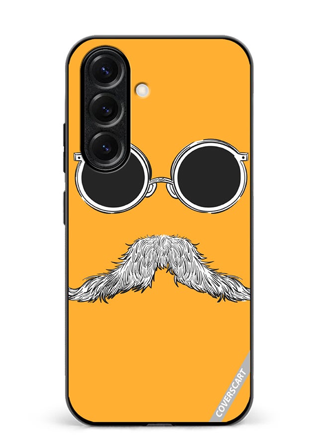 VR CREATIVE Protective Case Cover For Samsung Galaxy S25 Plus Baba Mustaches Design Multicolour