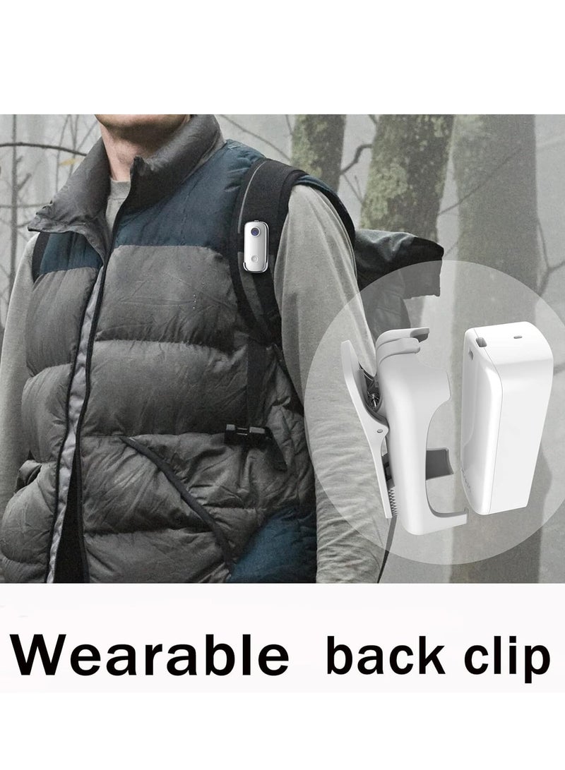 C100 Small Thumb Action Camera, 1080P 30FPS Waterproof Sports Video Camera, WiFi Wireless 15MP Imaging with Wearable Accessories for Travel, Sports, Vlog, Weighs 1 oz,(Black) - Image 2