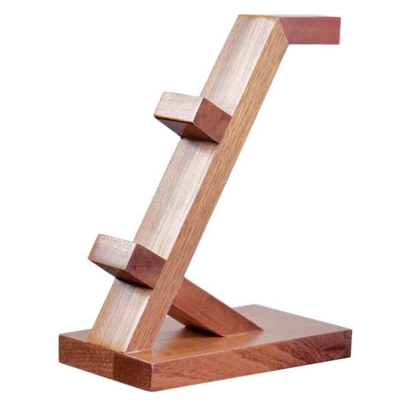 Multi Functional Wooden Controller Holder Stand For Game Accessories Sturdy Ergonomic Brown - Image 2