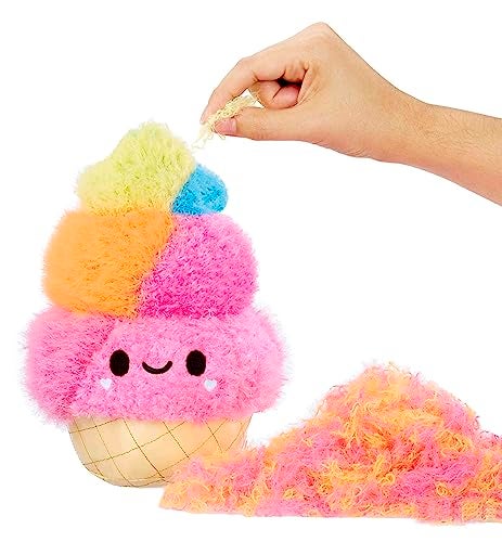Fluffie Stuffiez Ice Cream Small Collectible Feature Plush Surprise Reveal Unboxing with Huggable ASMR Fidget DIY Fur Pulling Ultra Soft Fluff - Image 1