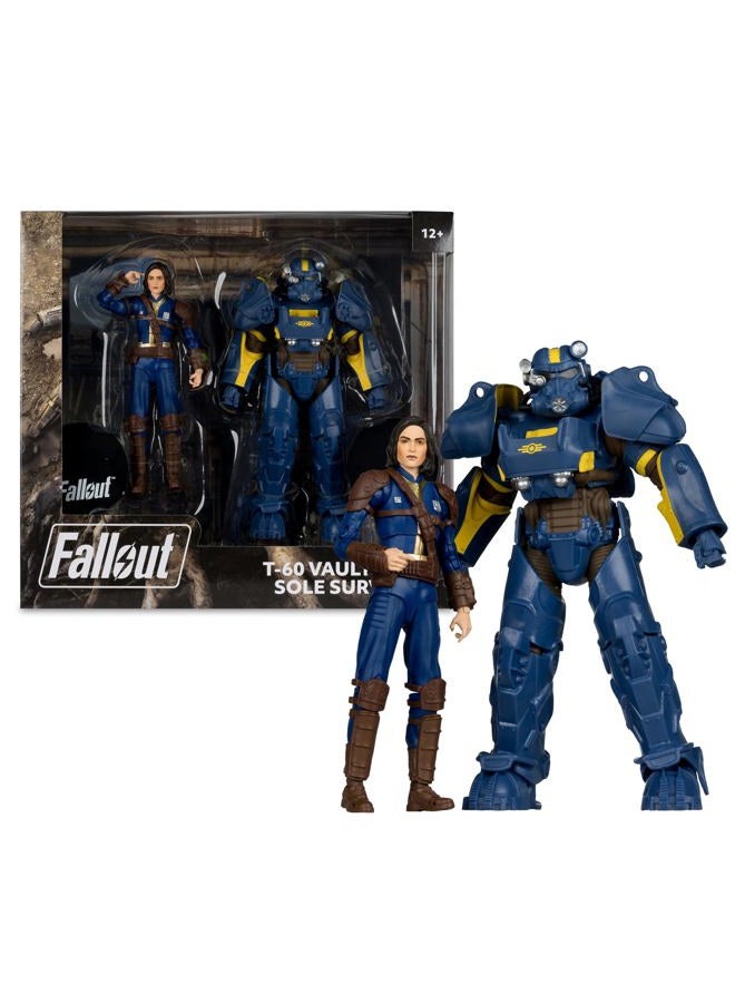 McFarlane Toys- Fallout 4 T-60 Vault Tec and Sole Survivor 2 Pack - Image 5