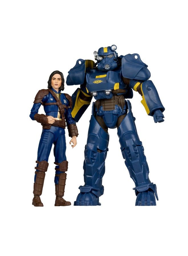 McFarlane Toys- Fallout 4 T-60 Vault Tec and Sole Survivor 2 Pack - Image 1