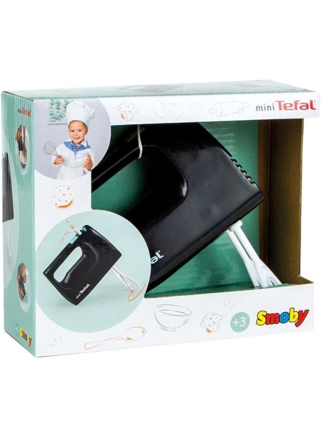 Smoby 310503 Tefal Hand Mixer, Black, White - Image 3