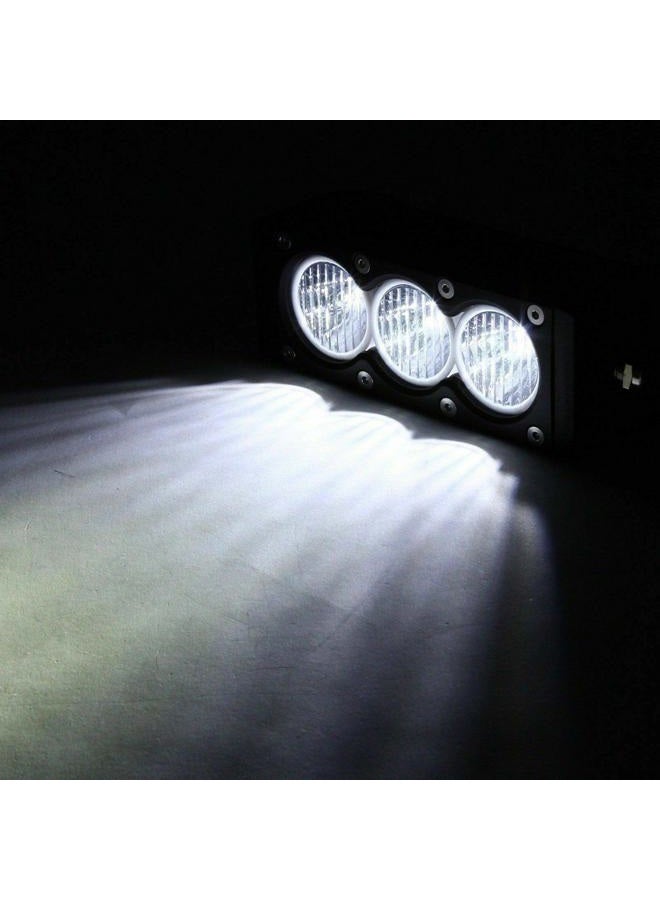 Lightronic Super Bright Offroad LED Light Bar 6" Single Row, 6000K Cool-White Wide Flood Beam for Pickup Truck Fog Head Light, 12V/24V DC, Corrosion/Vibration Resistant, Rugged Die-Cast Aluminum Housing, 1-Pack - Image 3