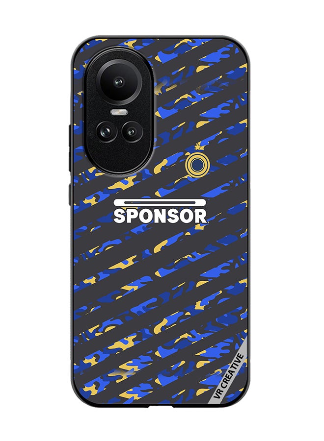 VR CREATIVE Protective Case Cover For Oppo Reno 10 Soccer Jersey Design  Multicolour - Image 1