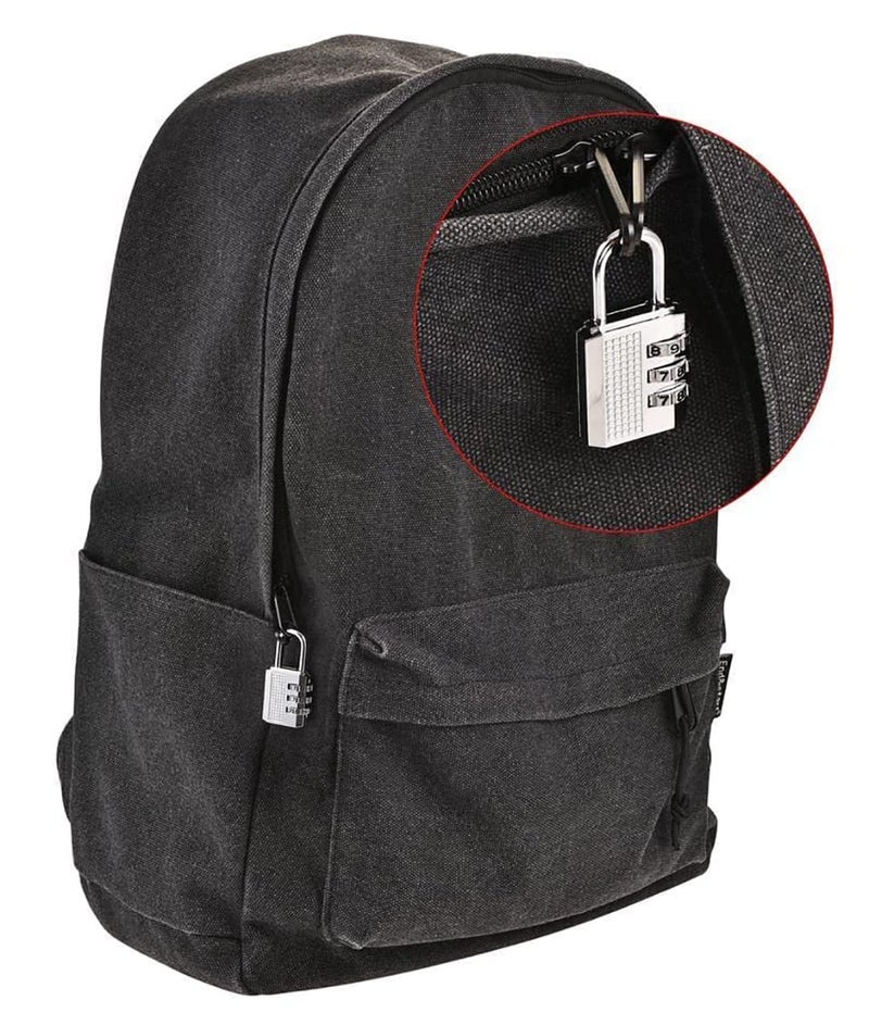 GLUN GLUN Small Luggage Lock 3 Dialer Rechangable Number Lock for Luggage Suitcase Bag Travel Bags Combination Pad Lock  - Image 3