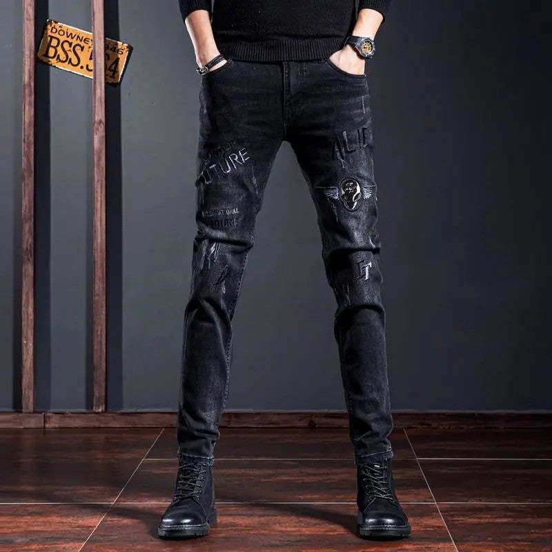 Unisex Casual Daily Denim Jeans - Image 4