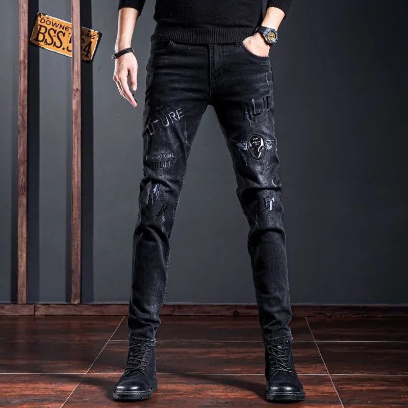 Unisex Casual Daily Denim Jeans - Image 2
