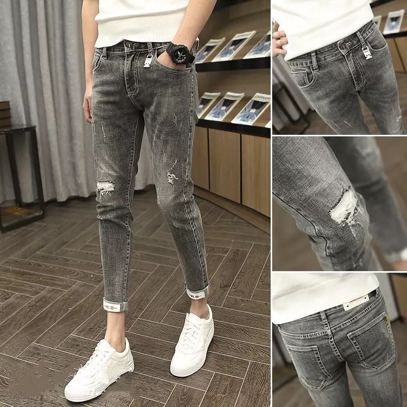 Unisex Casual Daily Denim Jeans - Image 1