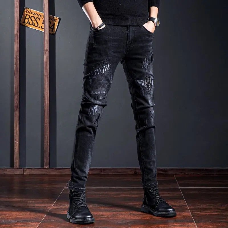 Unisex Casual Daily Denim Jeans - Image 3