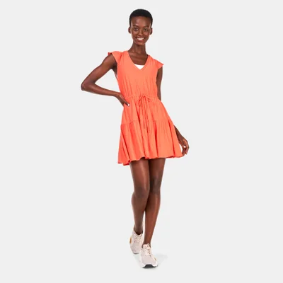 Beyond Yoga Women's Featherweight Out & About Ruffle Dress