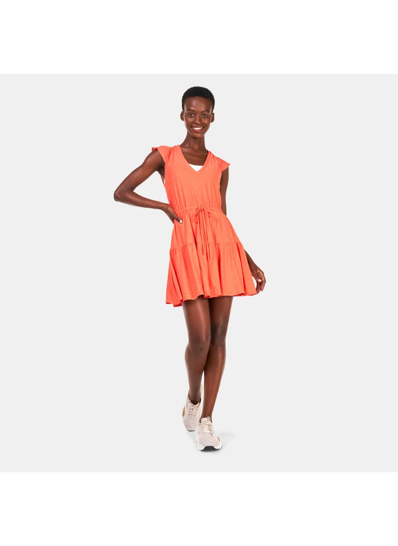 Beyond Yoga Women's Featherweight Out & About Ruffle Dress