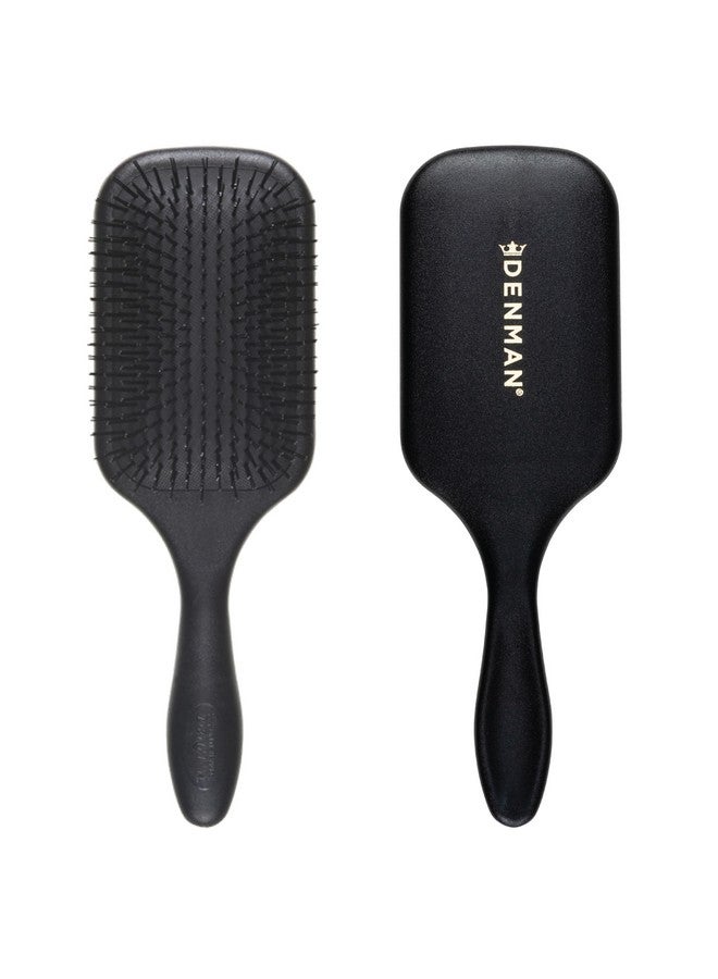 دنمان فرشاة فك التشابك Tangle Tamer Ultra (باللون الأسود) للشعر المجعد والشعر الطبيعي الأسود - للاستخدام مع الشعر الرطب والجاف، D90L - Image 1