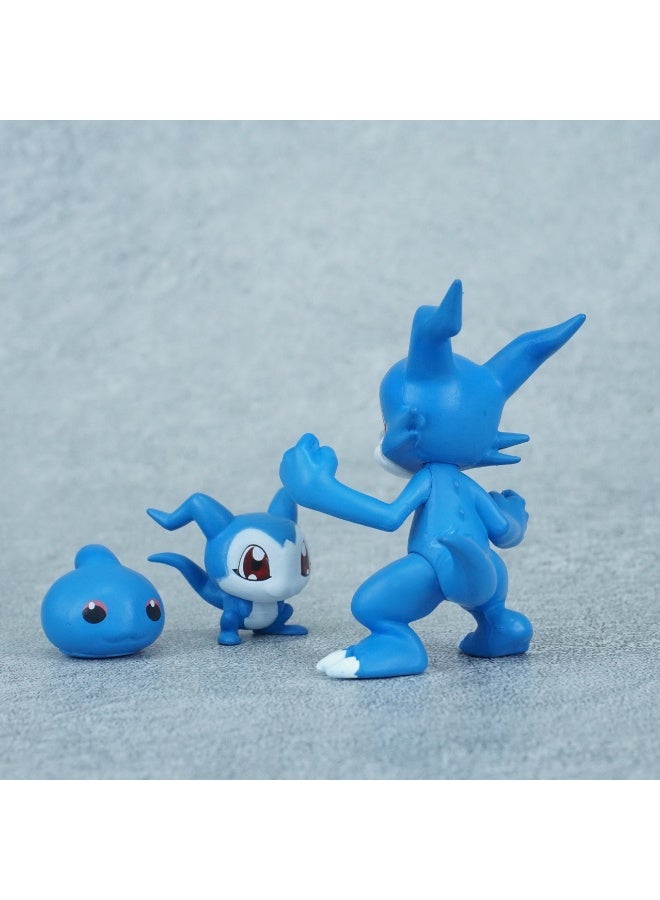 6cm Digimon Veemon Figure Digimon Adventure 02 Anime Figure Chicomon Figures - Image 4