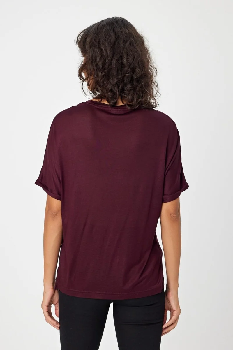 Alexander Gardi Crew Neck Printed Slit T-Shirt (B24-00212)