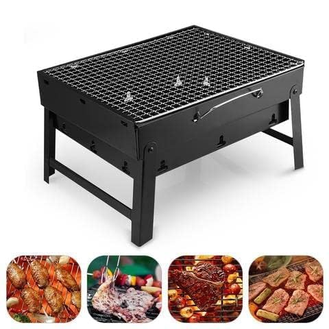 AENCI ENTERPRISE AENCI Barbeque Folding Portable Outdoor Barbeque Charcoal BBQ Grill Oven Charcoal Grill Barbeque Set For Home BBQ Grill Set for Garden Outdoors 1BBQ Big 24 stick - Image 5