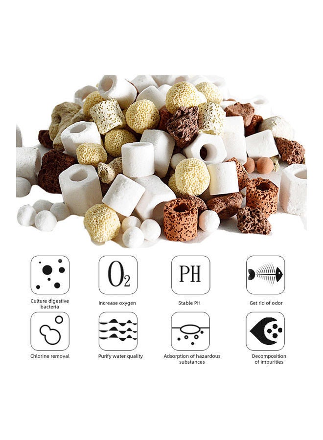 نيبمينينت فلتر بكتيريا حيوي على شكل كرات لحوض السمك 2 في 1 متعدد الألوان - Image 1