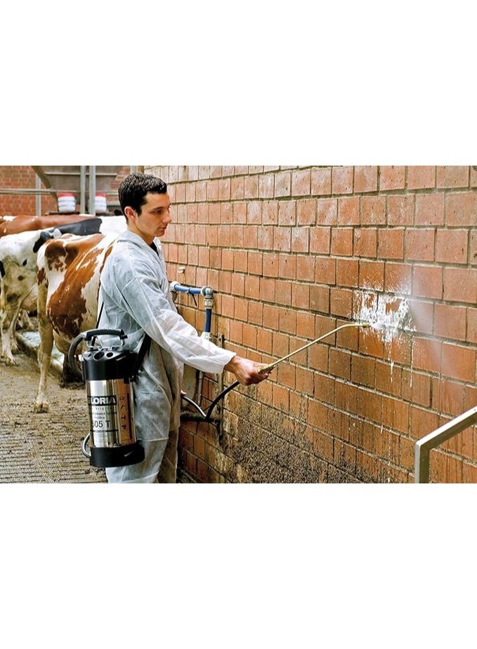 جلوريا بخاخ عالي الاداء "505 T Profiline"، ابيض/اسود، 23×22×58 سم - Image 2