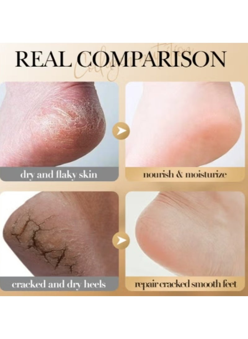 SADOER Collagen Foot Cream 60g – Deep Nourishing & Moisturizing Cream for Dry, Cracked Heels | Soft, Smooth & Whitening Foot Care - Image 3