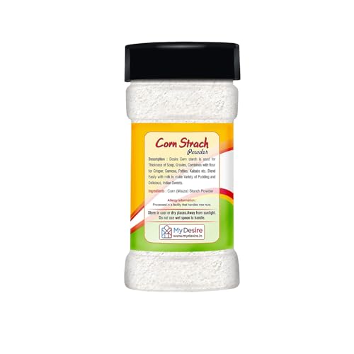 Desire Baker’s Corn Starch – 200g | Gluten-Free Cornflour for Baking, Sauces, Gravies, and Puddings | Premium Thickening Agent - Image 2