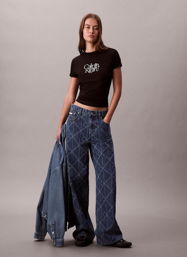 Calvin Klein Jeans Graphic Crew Neck T-Shirt - Image 5