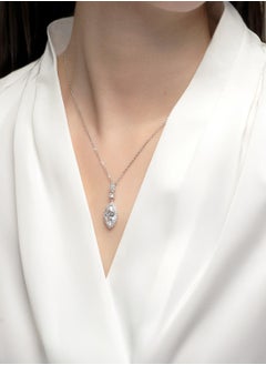 AWNL Women’ Necklace Sparking Drop Shaped Pendant With Zirconia Gift for Wife Girlfriend Wife  - Image 1