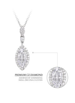 AWNL Women’ Necklace Sparking Drop Shaped Pendant With Zirconia Gift for Wife Girlfriend Wife  - Image 5